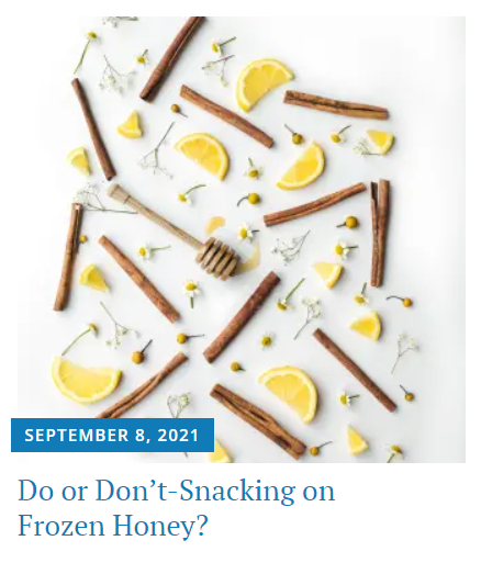Do or Don’t-Snacking on Frozen Honey? - image - screenshot